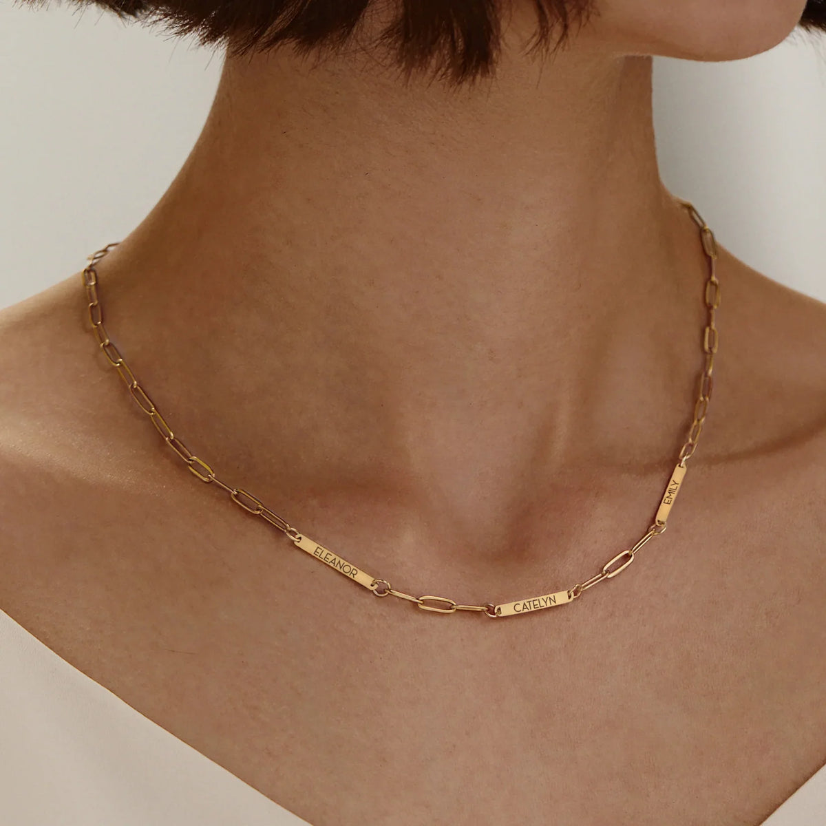 The Link Name Necklace – Mom’s Favourite