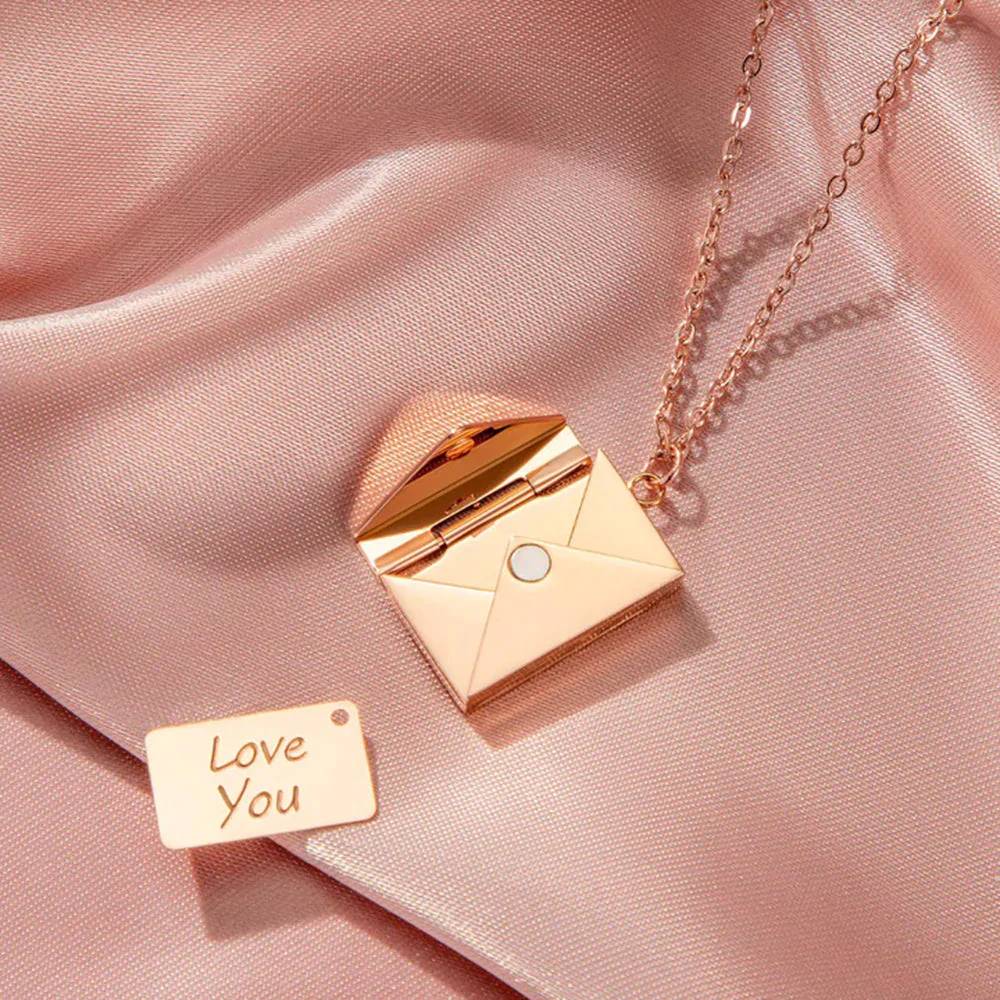 Love Letter Necklace - Family - To My Beautiful Wife - You're Also The -  Gifts Holder
